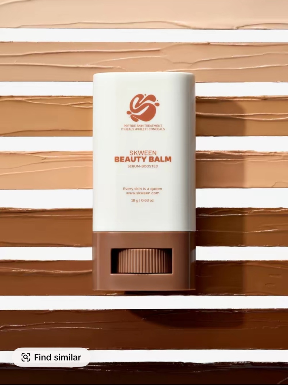Skween Peptide BB Cream, Skin Tint Stick with HA+ Microspheres & Peptide Complex
